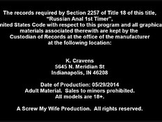 Russian Anal 1st Timers / Русские Анальные Дебютантки