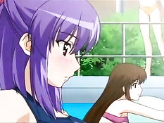 Хентай девчонка соблазняет мальчишку своими большими сиськами