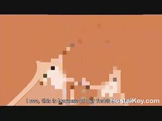 Хентай мамочка отсасывает член и трахается с собственным сыном