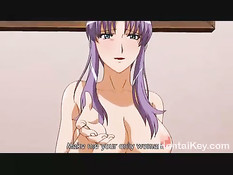 Хентай мамочка отсасывает член и трахается с собственным сыном