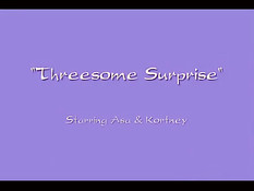 Две девушки принимают с парнем душ и делают эротический массаж