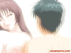 Парень прижал к стене и оттрахал испуганную хентай девственницу