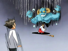 Аниме девушка дрочит сиськами член и трахается в позе наездницы