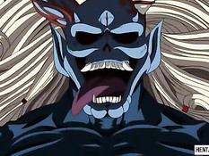 Связанные хентай девчонки отпердолены развратными монстрами