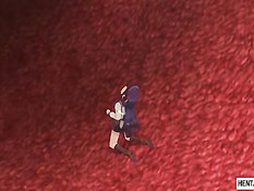 Связанные хентай девчонки отпердолены развратными монстрами