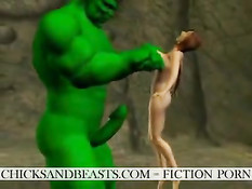 Инопланетные пришельцы пердолят обнажённых земных 3D девок