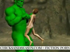 Инопланетные пришельцы пердолят обнажённых земных 3D девок