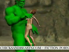 Инопланетные пришельцы пердолят обнажённых земных 3D девок