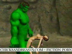 Инопланетные пришельцы пердолят обнажённых земных 3D девок