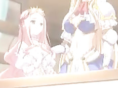 Похотливые орки занимаются сексом с сисястыми хентай девушками