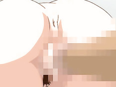 Хентай девок с большими сиськами ебут в вагоне городского метро