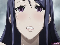 Парень отодрал раком и залил спермой беременную хентай женщину