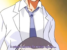 Мужик разорвал лифчик хентай девчонке и засадил в неё свой член