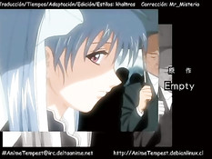 Мужик разорвал лифчик хентай девчонке и засадил в неё свой член