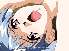 Мужик разорвал лифчик хентай девчонке и засадил в неё свой член