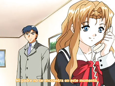 Мужик разорвал лифчик хентай девчонке и засадил в неё свой член