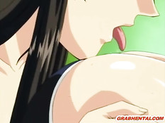 Красивые хентай девки сосут мужику член и участвуют в групповухе