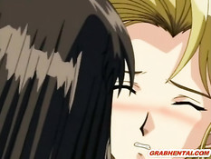 Красивые хентай девки сосут мужику член и участвуют в групповухе