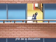 В битком забитом вагоне метро парень оттрахал раком хентай девку