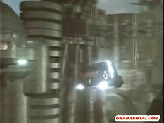 Две странные 3d девушки занимаются сексом с железным человеком