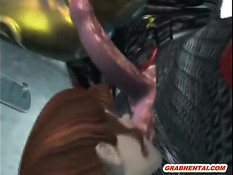 Две странные 3d девушки занимаются сексом с железным человеком