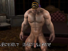 Сисястая 3D девка с розовыми волосами ебётся со здоровым парнем