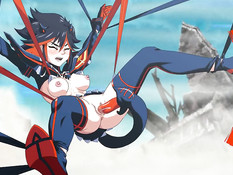 Развратная хентай пародия на популярный аниме сериал Kill La Kill