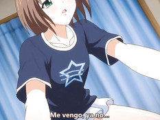 Парень занимается любовью с аниме подругой с розовыми волосами