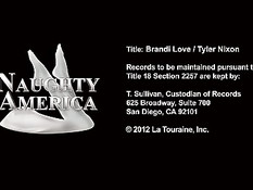 Блондинка с большой грудью Brandi Love трахнулась с парнишкой