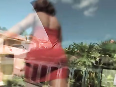 Парень залил спермой большую задницу смуглой девки Ayana Angel