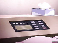 Мужчина трахает раком хентай девчонку и снимает на камеру порно