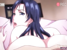 Мужчина трахает раком хентай девчонку и снимает на камеру порно