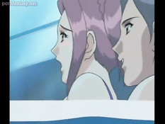 Парень в бассейне лижет киску хентай девушке и трахает её раком