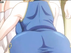 Сисястые хентай транссексуалы втроём занимаются анальным сексом