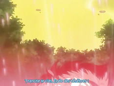 Лесбиянки лижут соски и трахают в киску связанную хентай девку