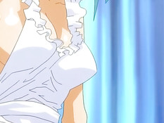 Лесбиянки лижут соски и трахают в киску связанную хентай девку