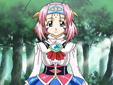 Лесбиянки лижут соски и трахают в киску связанную хентай девку