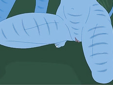 Девушка с планеты Пандора из фильма Аватар трахается с парнем