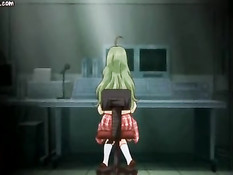 Возбуждённый мужик дал отсосать хентай девчонке и всунул член