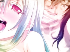 Возбуждённый мужик дал отсосать хентай девчонке и всунул член