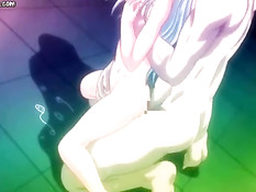 Возбуждённый мужик дал отсосать хентай девчонке и всунул член