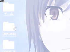 Возбуждённый мужик дал отсосать хентай девчонке и всунул член