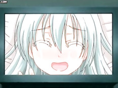 Возбуждённый мужик дал отсосать хентай девчонке и всунул член