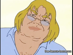 Три аниме девушки в лагере ночью занимаются лесбийским сексом