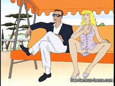 Три аниме девушки в лагере ночью занимаются лесбийским сексом