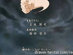 Аниме брюнетка отсосала официанту и запрыгнула на большой член