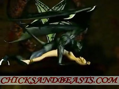 Злобным 3D монстрам нравится трахаться с красивыми девчонками