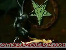 Злобным 3D монстрам нравится трахаться с красивыми девчонками