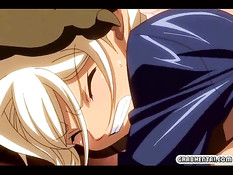 Монстры схватили эльфийскую девушку и засадили в неё свои члены