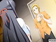 Похотливые ребята в комнате связали и оттрахали хентай девчонок